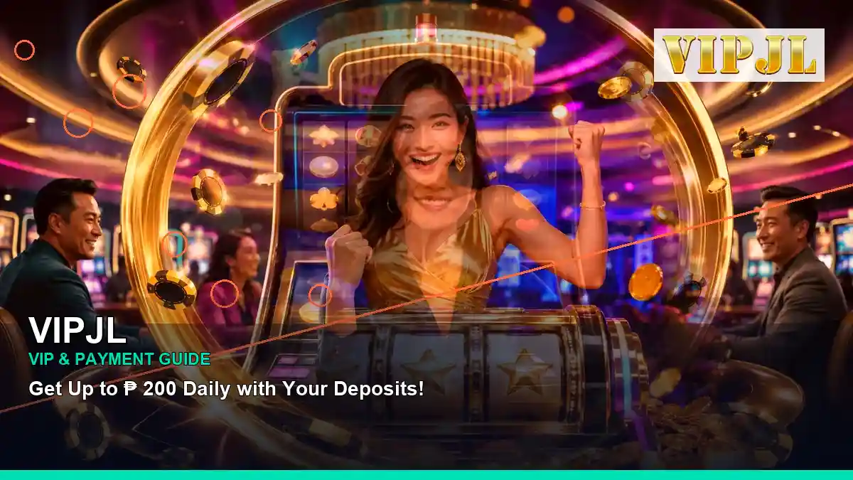 VIPJL centered reels casino bonus games highlighting mobile-friendly casino play