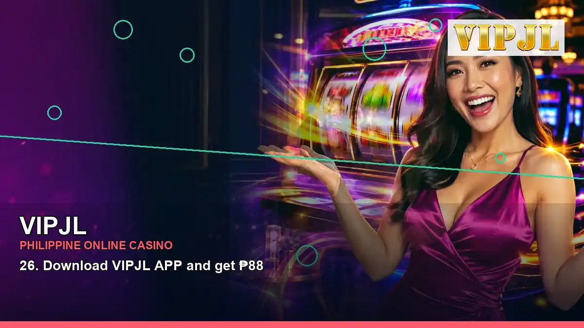 VIPJL Philippines casino guide with right-framed play phone mobile casino games and an adult Filipina casino host