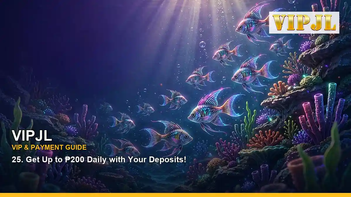VIPJL VIPJL mobile app guide information for Philippine users scene with fish school casino fishing games for players in the